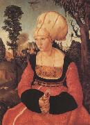 Lucas Cranach the Elder Anna Putsch,First Wife of Dr.johannes (mk45) oil painting artist